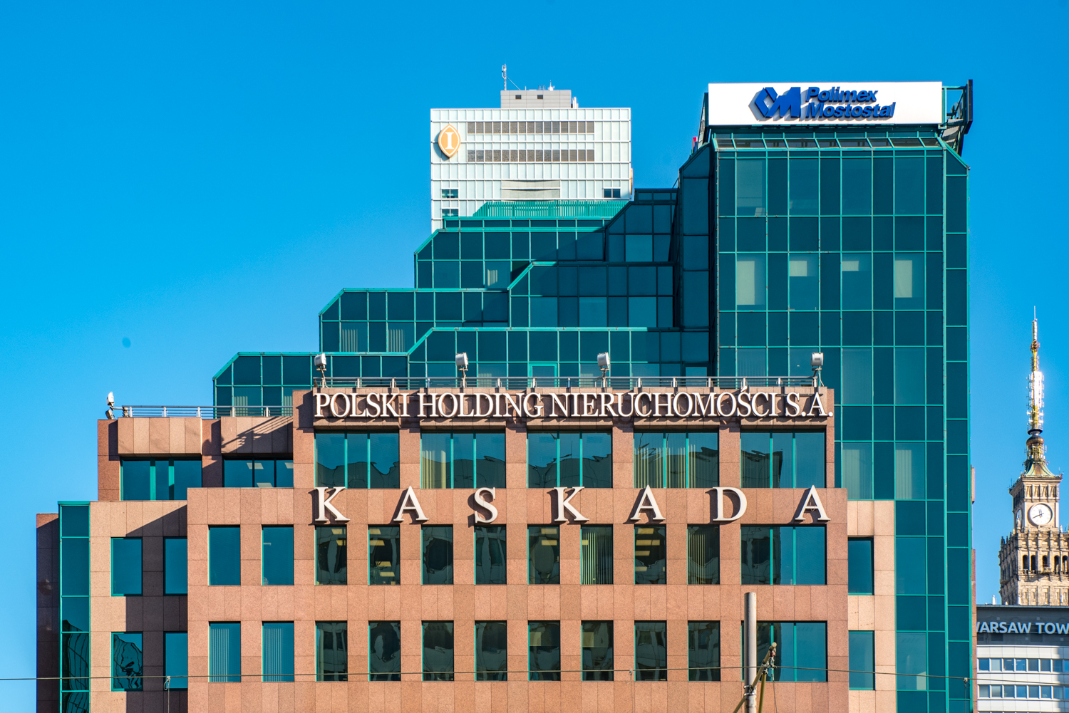 Zdjęcie architektury budynku Centrum Bankowo-Biurowe Kaskada